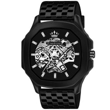 Load image into Gallery viewer, LIMESTONE  LS3066 OTUS Limited Octa Chess Day and Date Functioning All Black Quartz Analog Watch - For Men
